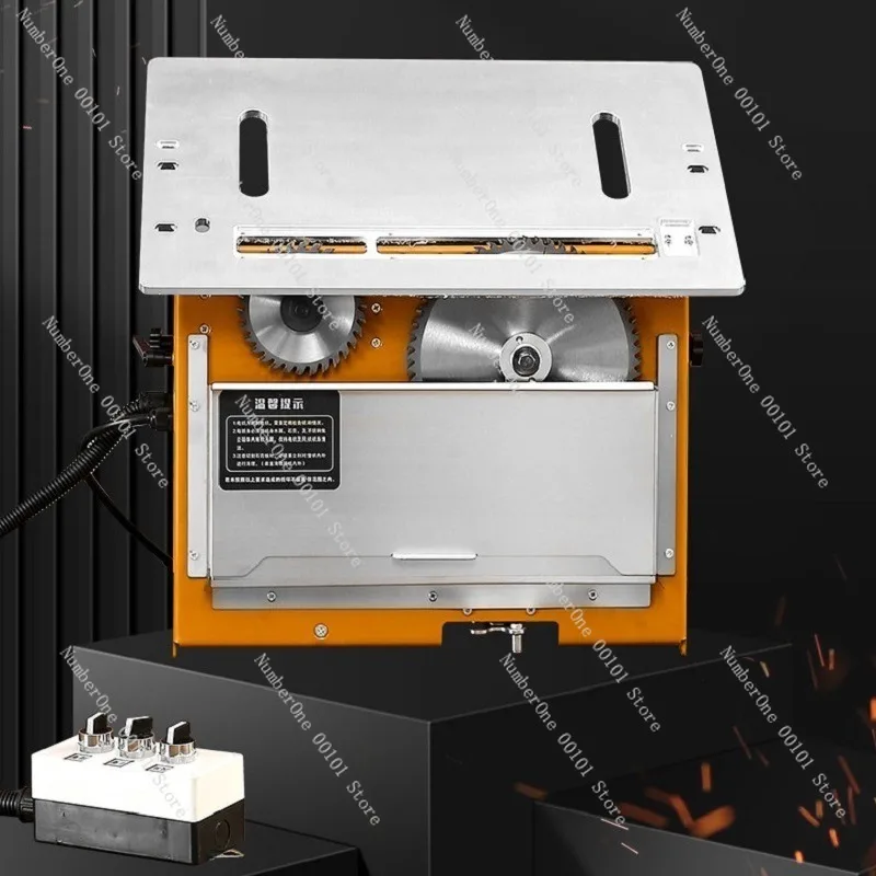 Woodworking dust-free compound saw portable foldable precision sliding table saw multifunctional electric adjustable panel saw