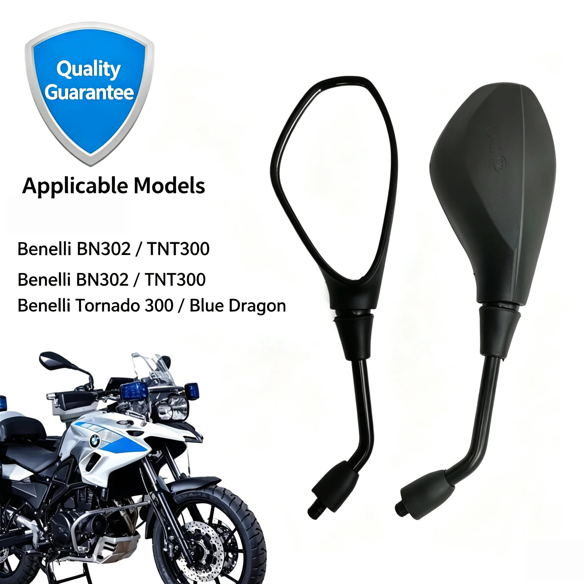 Motorcycle Rear View Mirror for Benelli BN300 BJ300 Blue Dragon Red Dragon Yellow Dragon Motorbike Side View Mirrors
