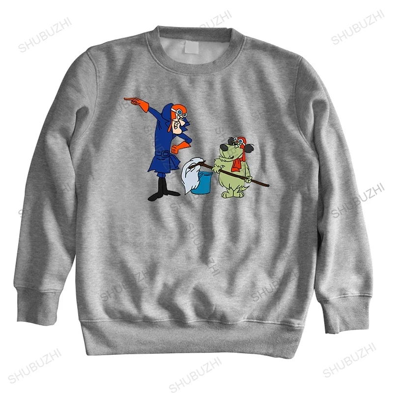 new arrived men sweatshirts autumn Dick Dastardly & Muttley Hanna Barbera long sleeve unisex hoodies casual top bigger size