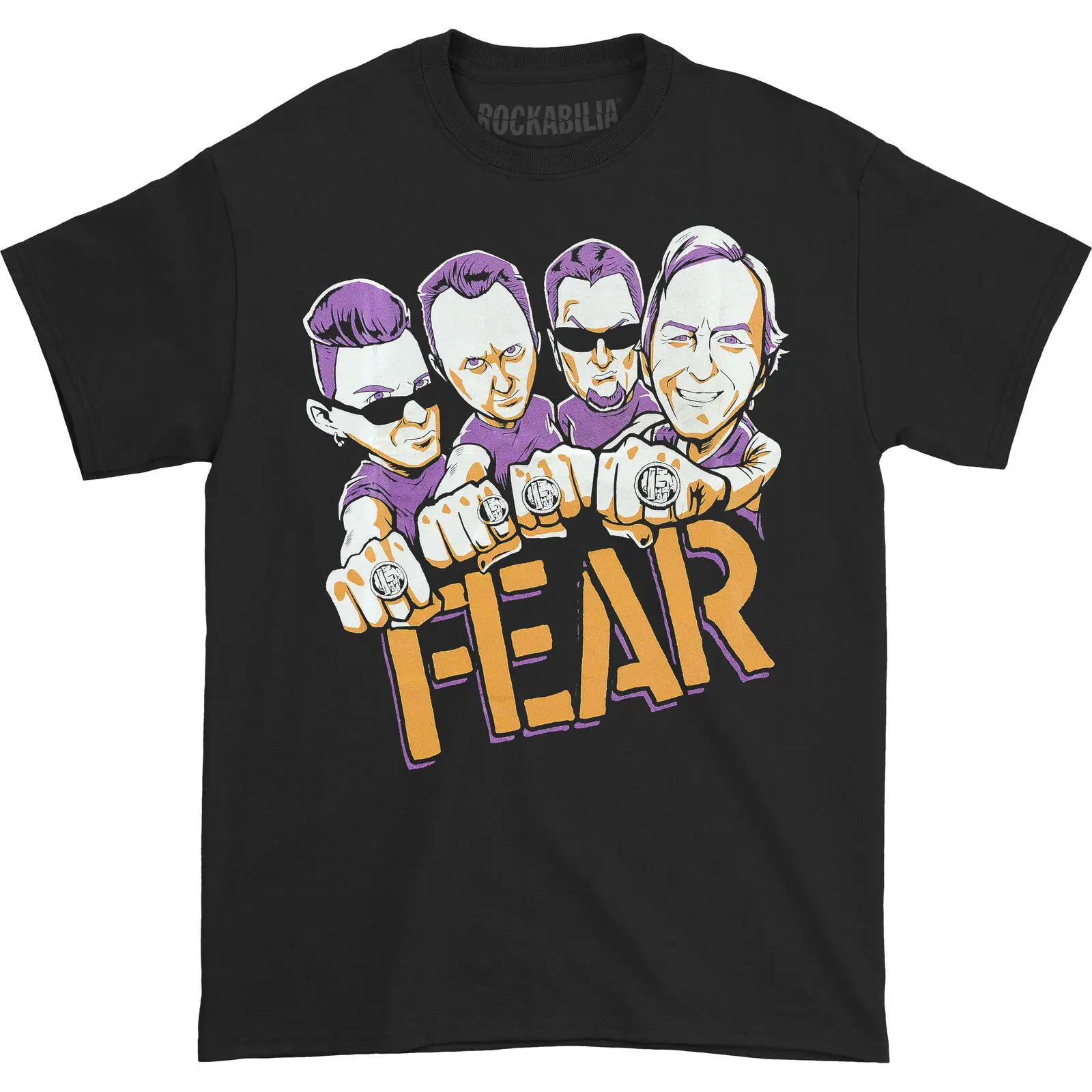 

Men's Fear 2019 Lineup Slim Fit T-shirt Large Black