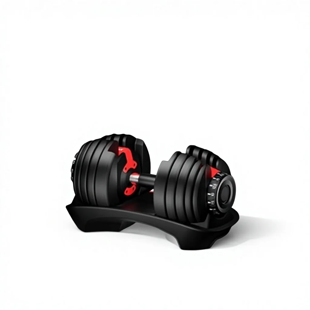 Intelligent Quick Adjustable Dumbbell 24kg 40kg Unisex Home Fitness with Safety Lock and Sand Grip