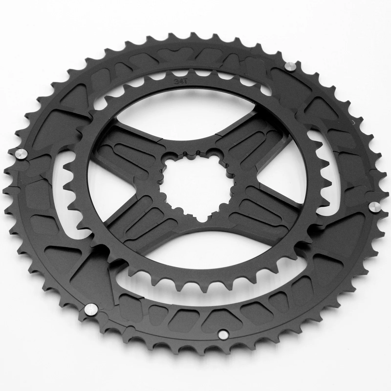 EVOSID ل GXP الطريق دراجة سلسلة 50-34t 52-36t 53-39t مزدوجة السرعة سلسلة العجلة المباشرة جبل سلسلة عجلة كرانسيت #3