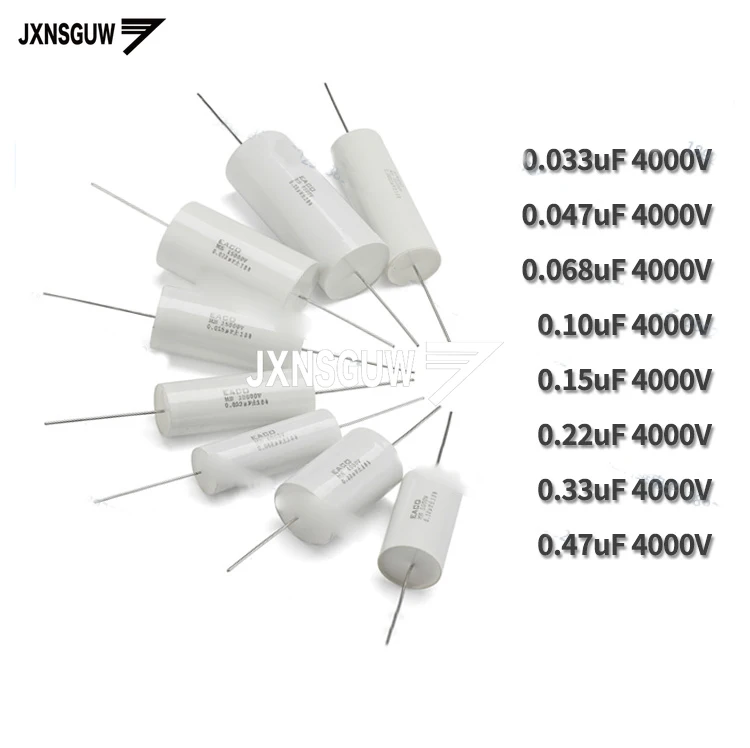 2PCS EACO MS 4000V 0.033UF 0.047UF 0.068UF 0.10UF 0.15UF 0.22UF 0.33UF 0.47UF High voltage film capacitor 4000V0.033UF 333