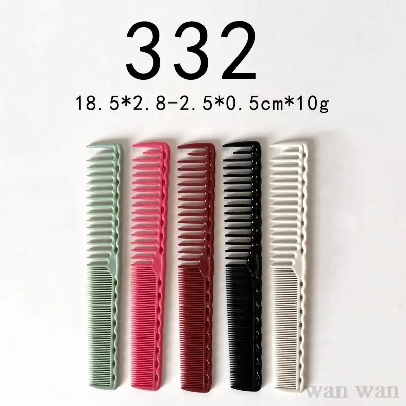 

Barber Hairdressing Combs 332 333 338 339 HairCut Comb Hairstylist Professional Long Hair Sparse Hair Salon Styling Tools Y0412