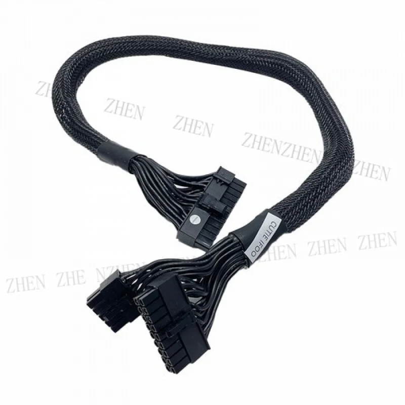 Y Y Mainboard 24P to 28P CPU Power Cable for ASUS ROG Thunder Eagle 850W 1000W 1200W