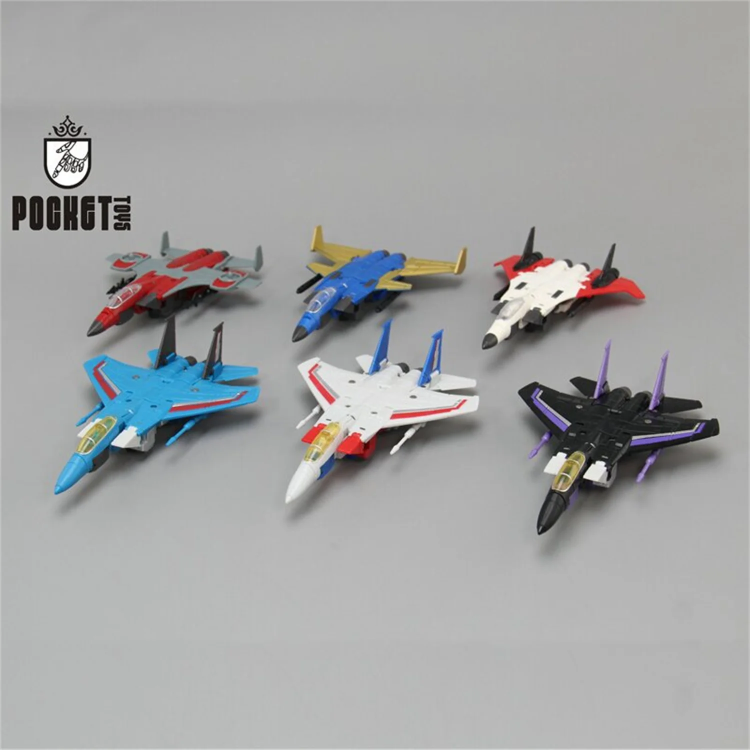 ألعاب تحويل الجيب ، PT-scream F15 ، starskywarp Thundercracker ، Dirge dramjet ، شخصية KO MP