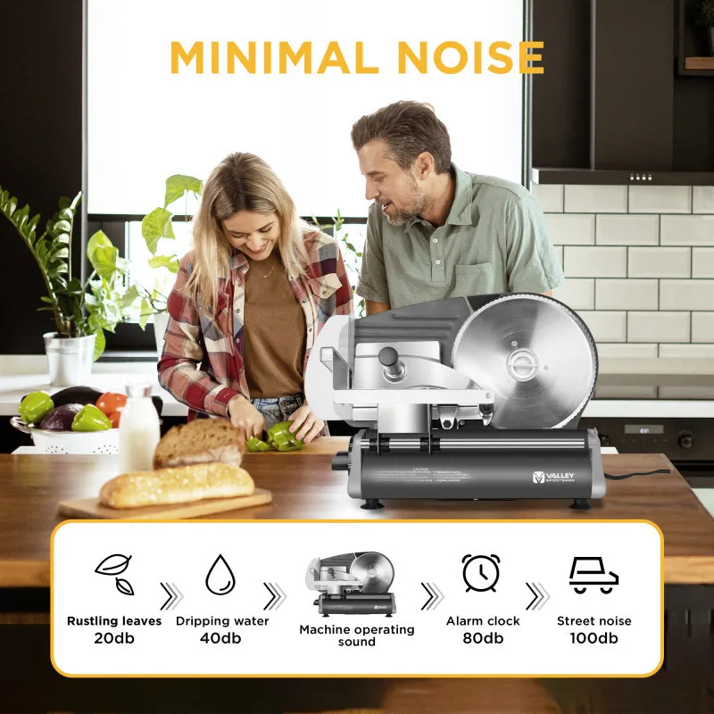 

Черный электрический резак для мяса, резак для еды, мясо, хлеб, сыр, приготовленный инструмент для нарезки еды, кухонный домашний бытовой инструмент