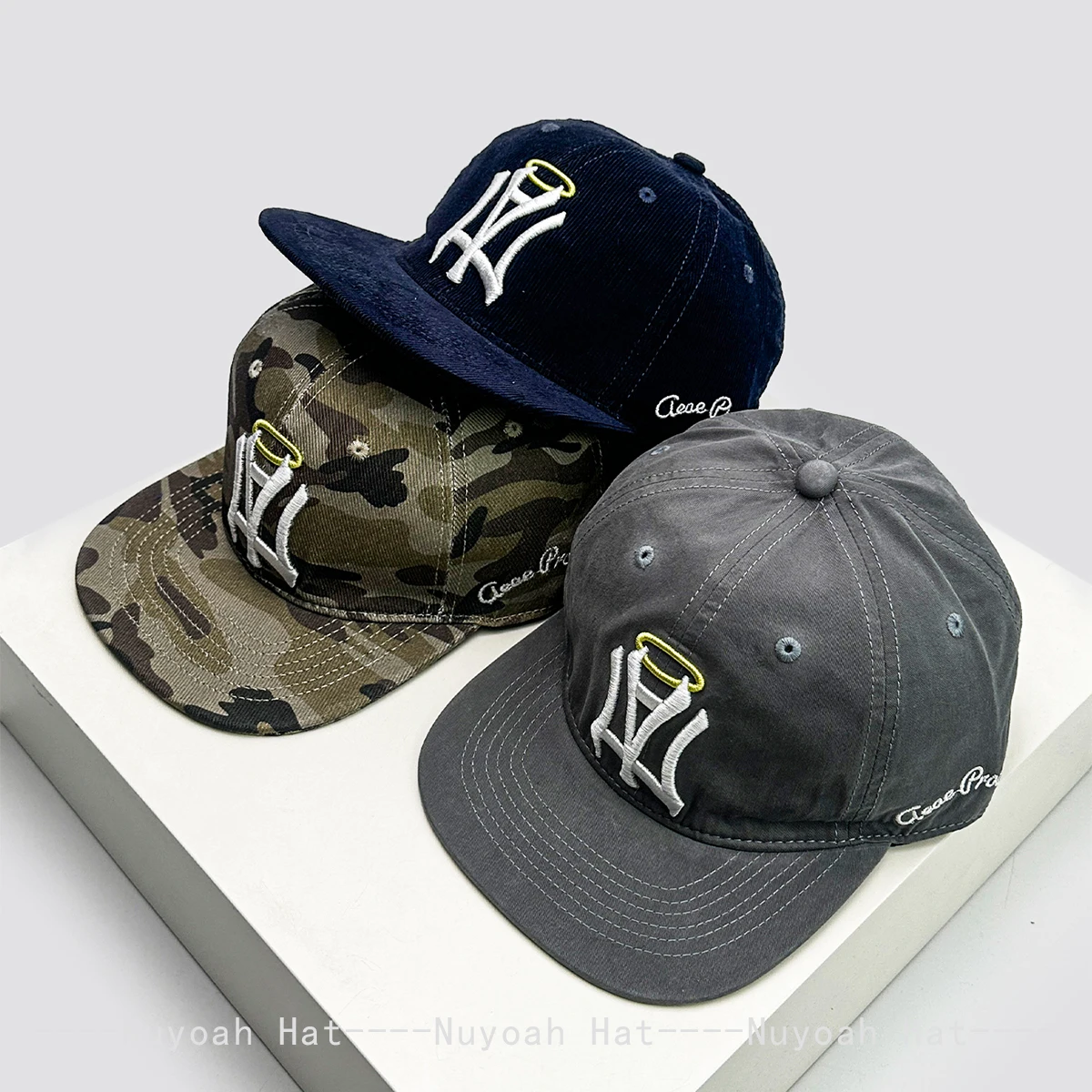 

New Men Women Korean Flat Eave Wing Patched Letters Baseball Hats Sunshade Street Versatile Personal Peaked Caps Fashion Retro