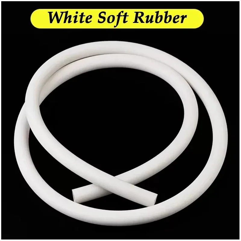 White Vacuum Rubber Tube 900mm Lenght Inner Diameter of 1.5MM~19MM, 1800mm Lenght Inner Diameter  6/8/10/12/14MM