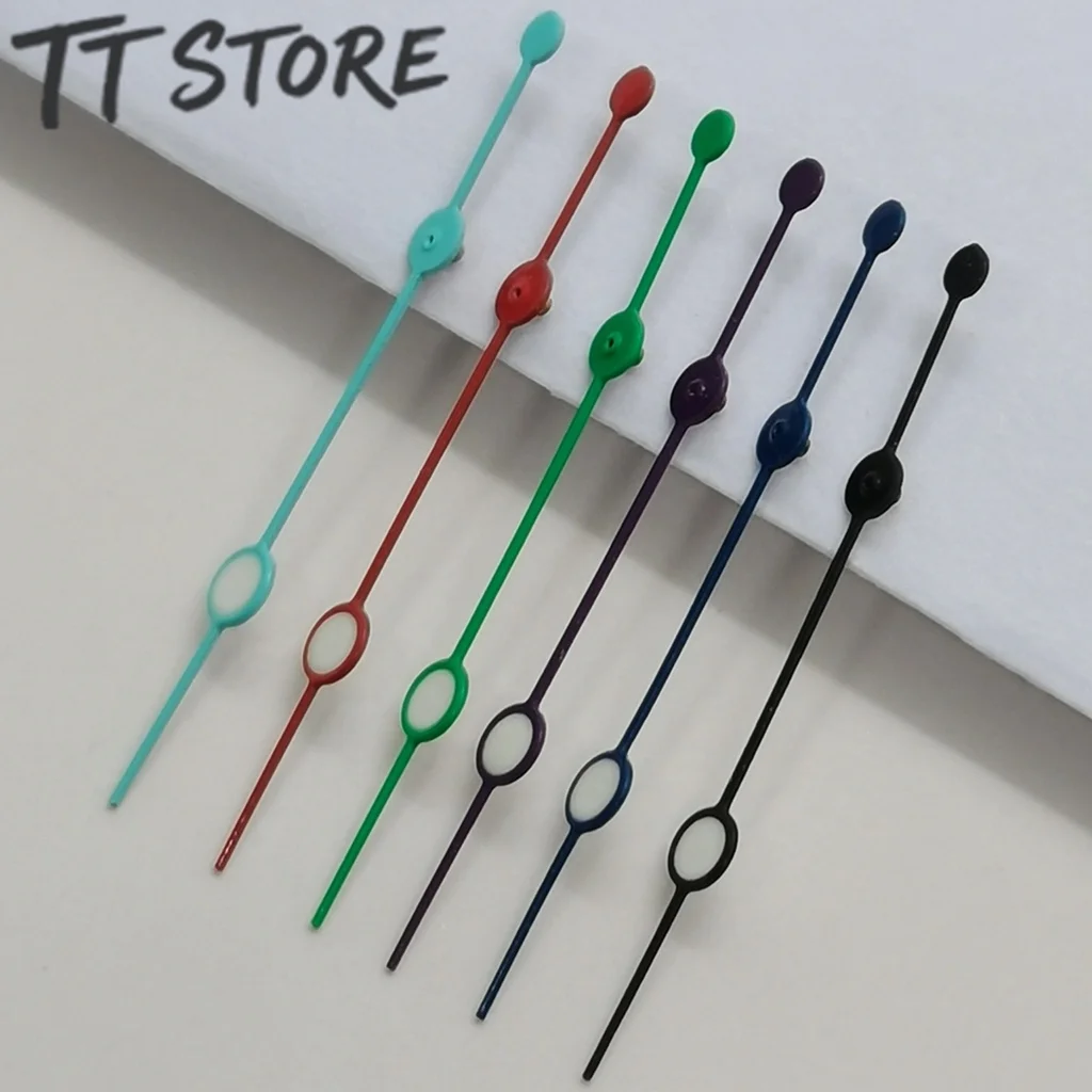 NH35 NH36 7S26 7S36 4R35 4R36 حركات 12.5 ملم فضي أسود أخضر أزرق أحمر أرجواني ساعة ذهبية أيدي ثانية واحدة #3