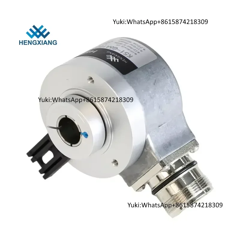 12mm Hollow Shaft Incremental Encoder 1024PPR 5V Line Driver ABZ Output 6000RPM IP65 Rotary Encoder
