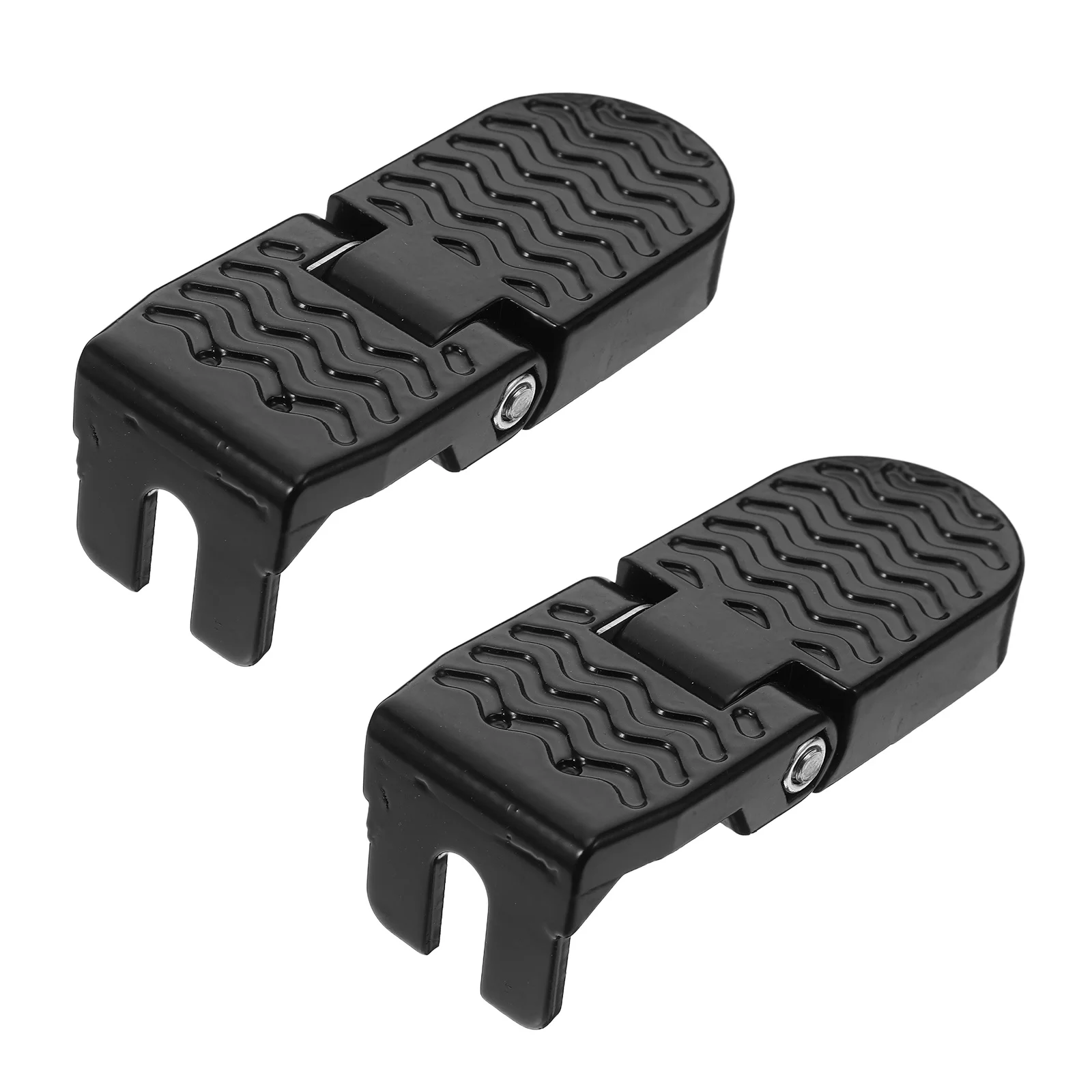 

1 Pair Aluminium Alloy Folding Bike Foot Pegs 10Mm Universal Rear Pedals For Mountain Electric Bicycle Non-Slip Passenger