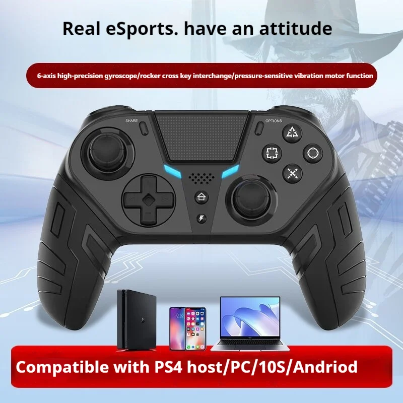 Ps4 Game Controller Motion Sensing Vibration One Click Continuous Macro Programming Wireless Bluetooth Phone/Pc/Ps4 Controller