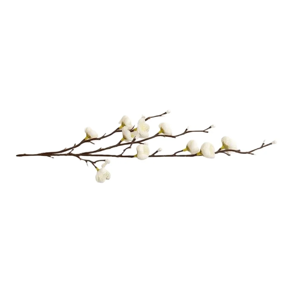 Red Artificial Blossom Branches 54cm Faux Flowers For Home Wedding Table Centerpiece Floral Decor Simulation Wintersweet