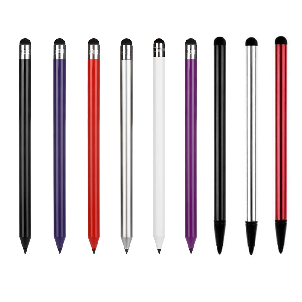 2 in 1 Capacitive Pen Touch Screen Stylus Pencil for Tablet iPad Cell Phone Samsung PC