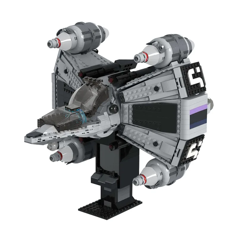 

Mechanical figure model, popular in movies and TV shows, MOC assembly DIY creative toy. Suitable for young brick enthusiasts. A