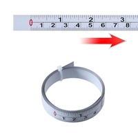 JU64 1m/2m Measuring Tape Workbench Ruler Self-Adhesive Tape Measure Inch & Metric Double Scale Miter Track Tape Measure