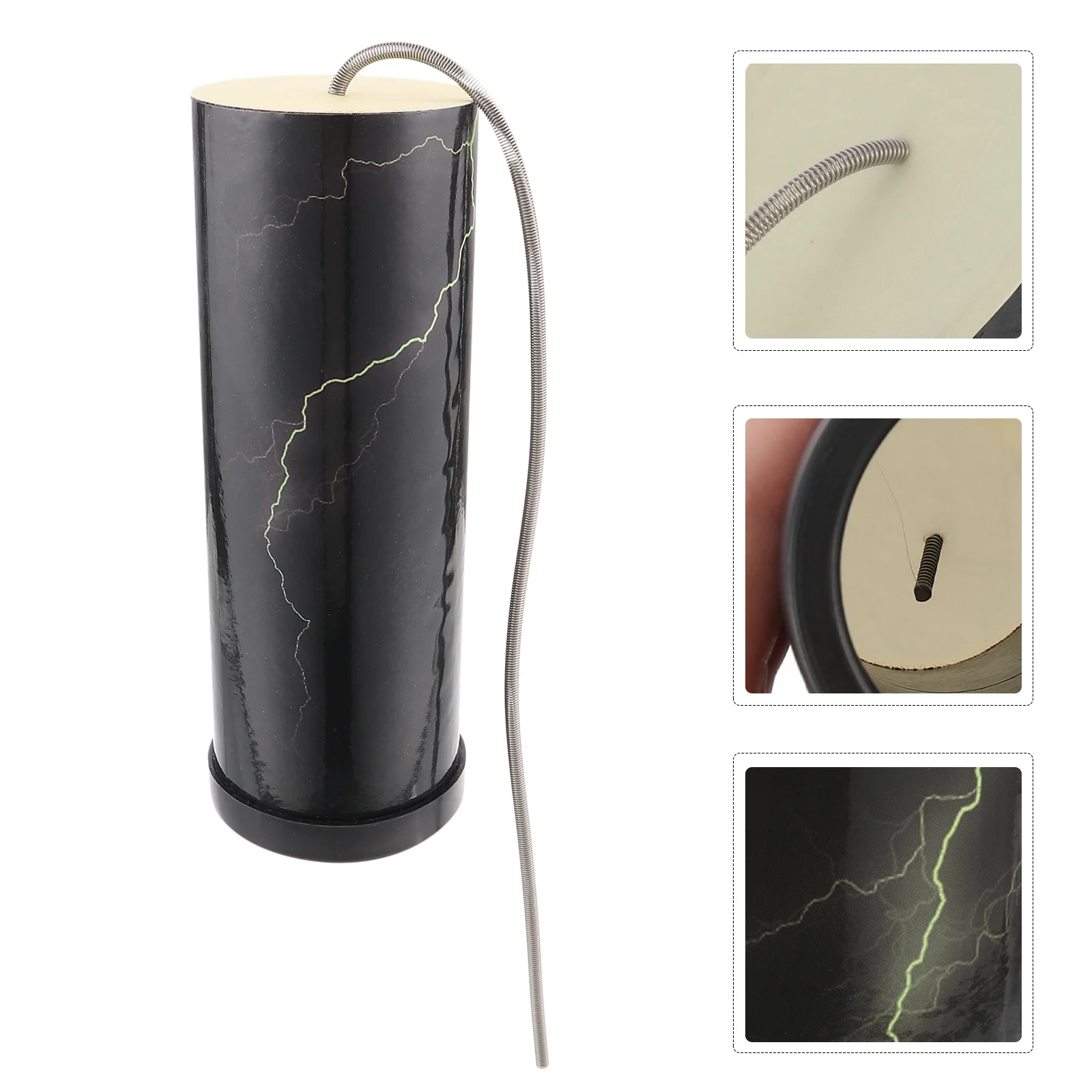 Thunder Drum Spring Percussion Instrument For Kids Smooth Edge Musical Plaything Educational Dubbing Early Learning