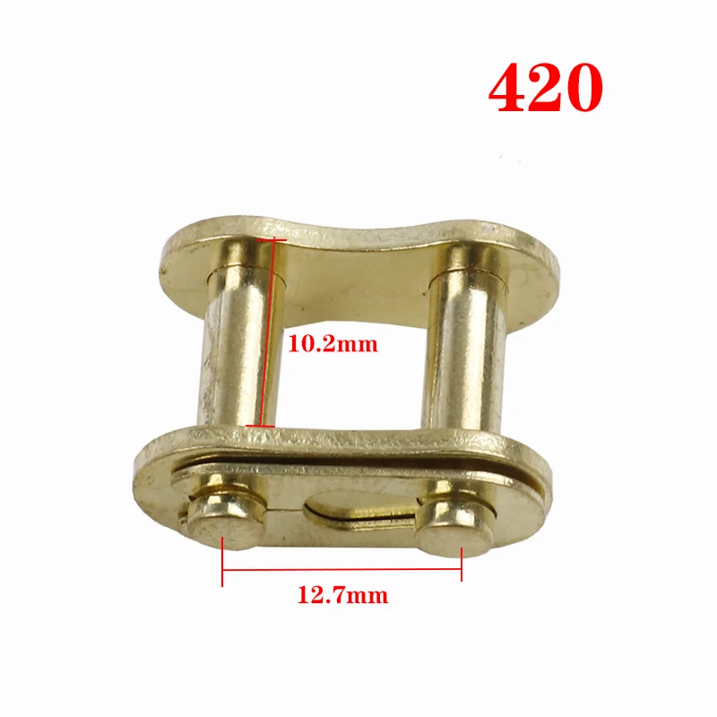 420 428 520 530 Chain Buckle Ring Link Motorcycle Heavy Chain Connecting Connector Master Joint Link With O-Ring Chain Lock
