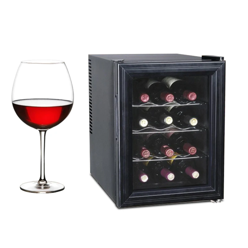 Small wine refrigerator 12 bottles mini red wine storage wine cellar bar cabinet