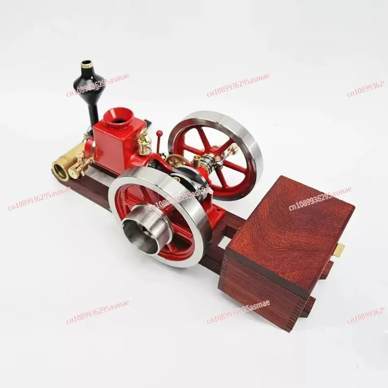 Vintage four-stroke engine stationary horizontal IC engine model 7cc