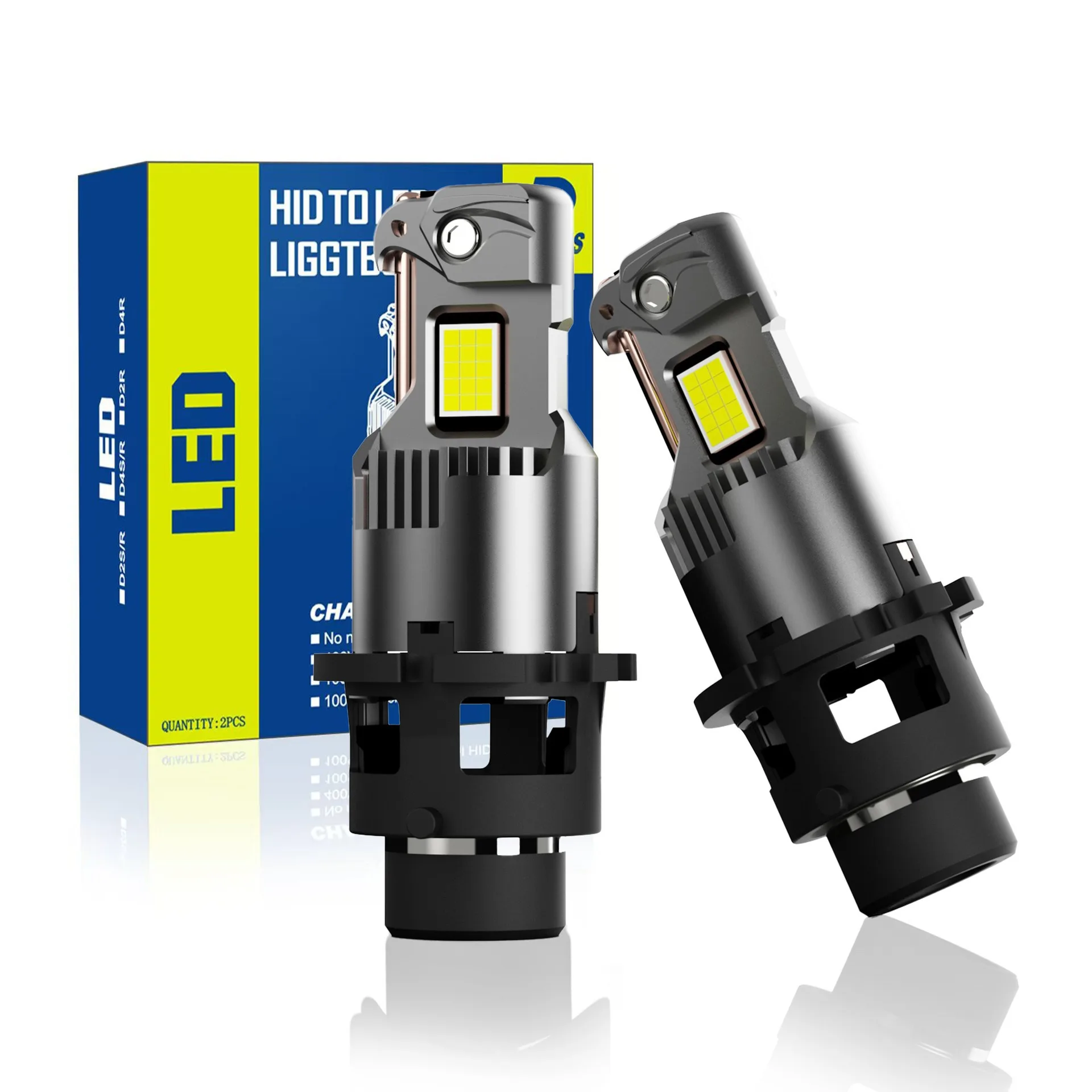 

LED Headlight Bulbs D2S D2R D4S D4R D1S D3S D5S Direct Plug 12V 110W 6000K Bright Light