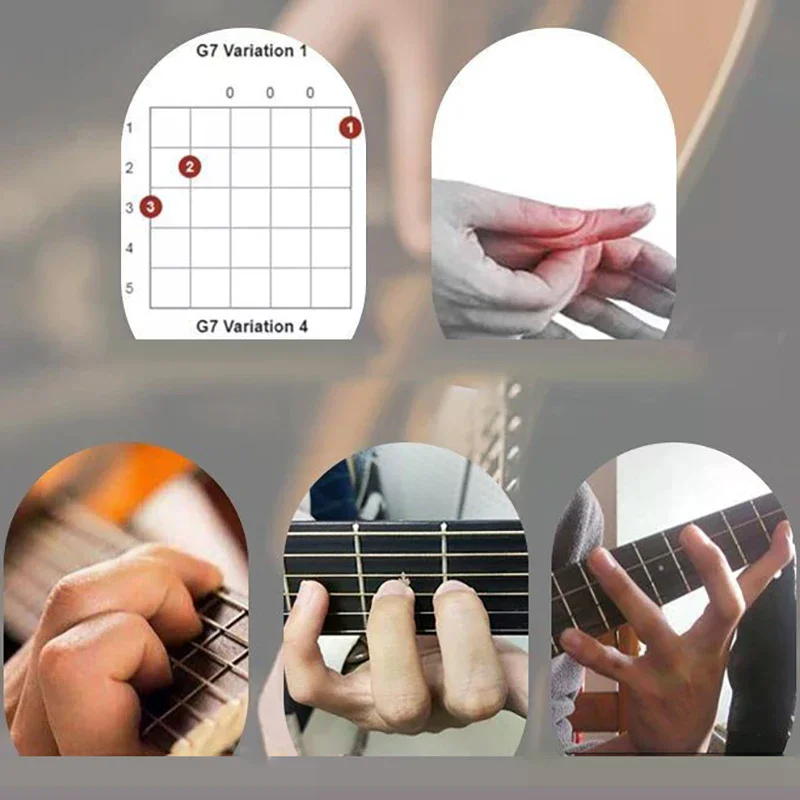 Guitar Chord Helper One-Touch Chords Presser Guitar Chord Trainer Practice Aid Trainer Assisted Learning System For Beginners