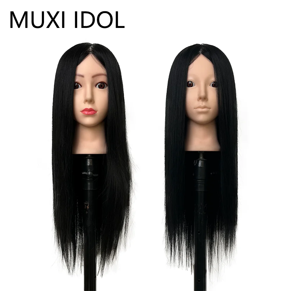

High-Quality Mannequin Head With 95% Long Human Hair, Manikin Head Styling Training Head, Doll Head for Braiding Practice