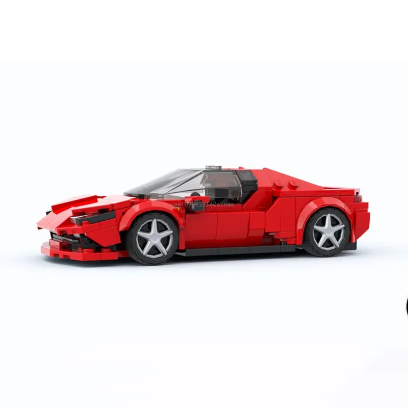 

319pcs New Technical Ferraried 296 GTB Supercar Building Blocks Speed Champions Car Model Bricks For Kids Christmas Gifts