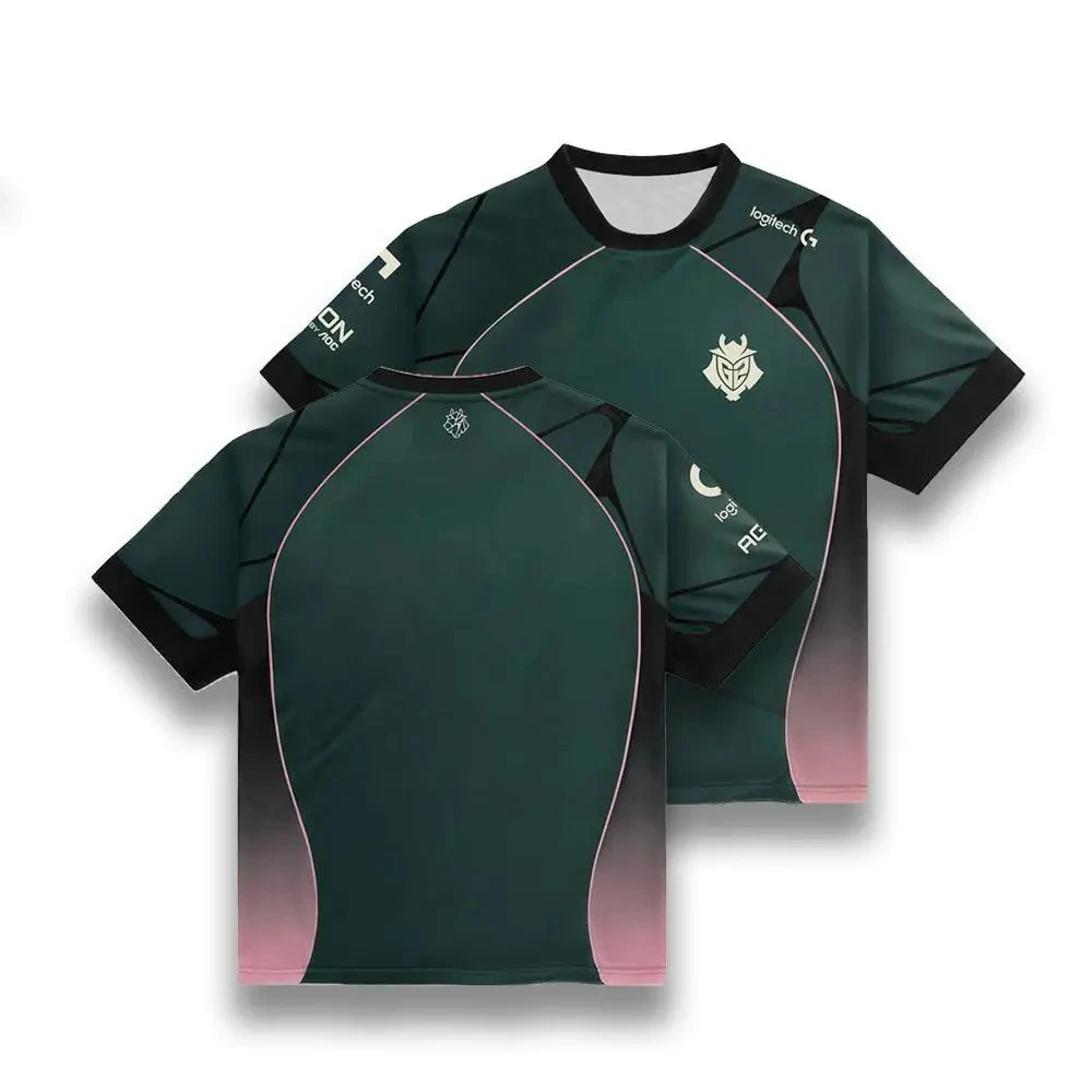 2026 G2 Prestige Jersey Male and Female Short-Sleeve Crew Neck T-Shirt CS2 L0L Major Professional League Training Uniform