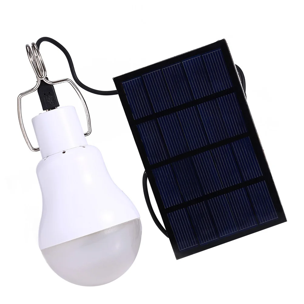 

Solar Powered Led Bulb 5V 15W 130Lm Portable Outdoor Light For Camping Fishing Emergency Home Garden Lighting Solar Light Energy