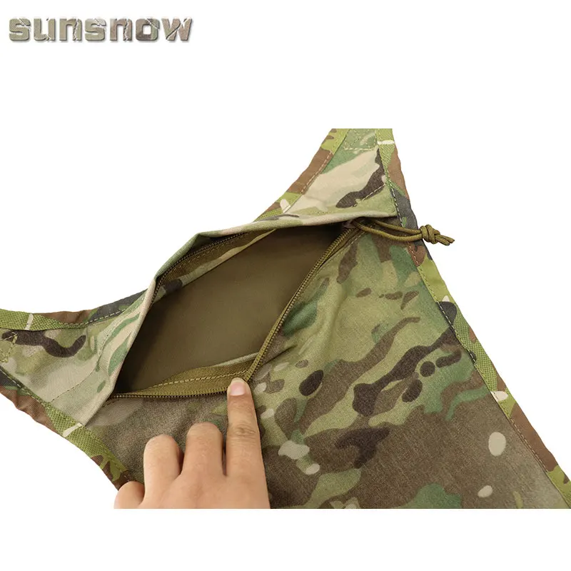 حقيبة الظهر التكتيكية على الوجهين معلقة الجيب لوح توسيع مولي