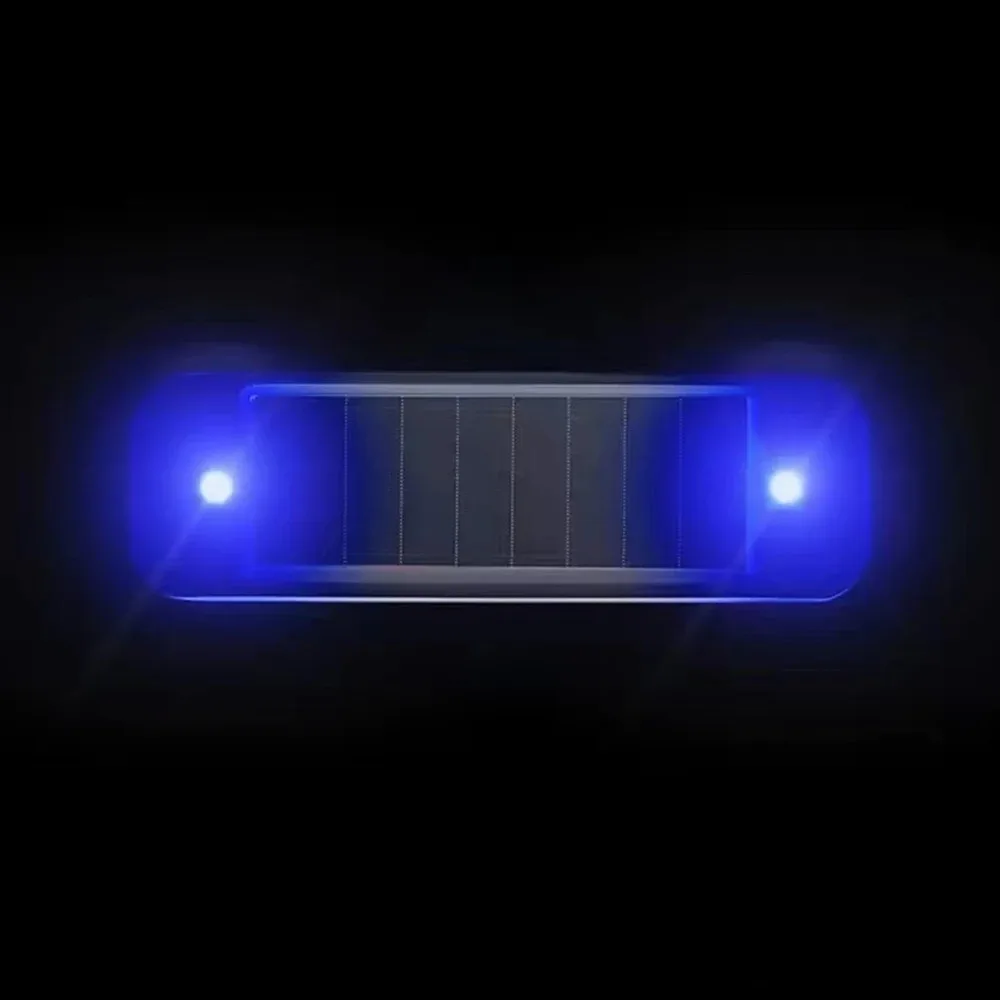 Solar Power Warning Light for Car Motorcycles LED Flashlight Indicator In-Night Caution Strobe Warning Light Running Lamp image 3