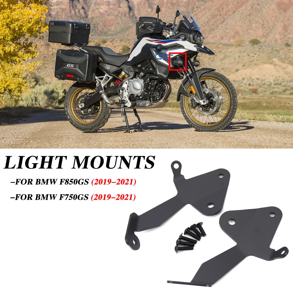 

New For BMW F750GS F850GS F 750 GS F 850 GS 2017 - Bracket Auxiliary Driving Lamp Spotlight Bracket Holder Spot Ligh 2021 2020