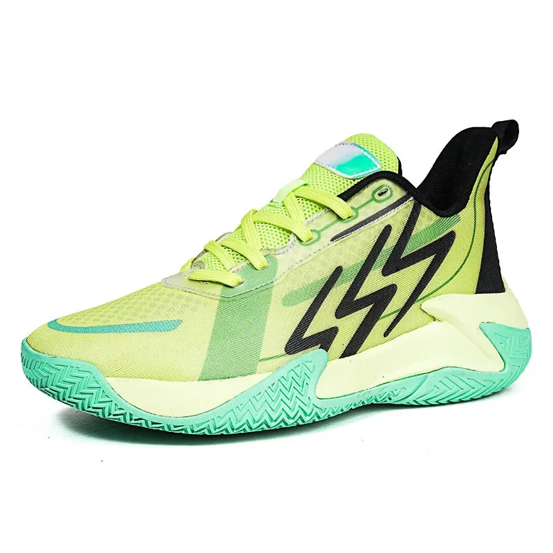 

Basketball shoes men and women summer mesh breathable non-slip wear-resistant shock-absorbing lightweight student sports shoes