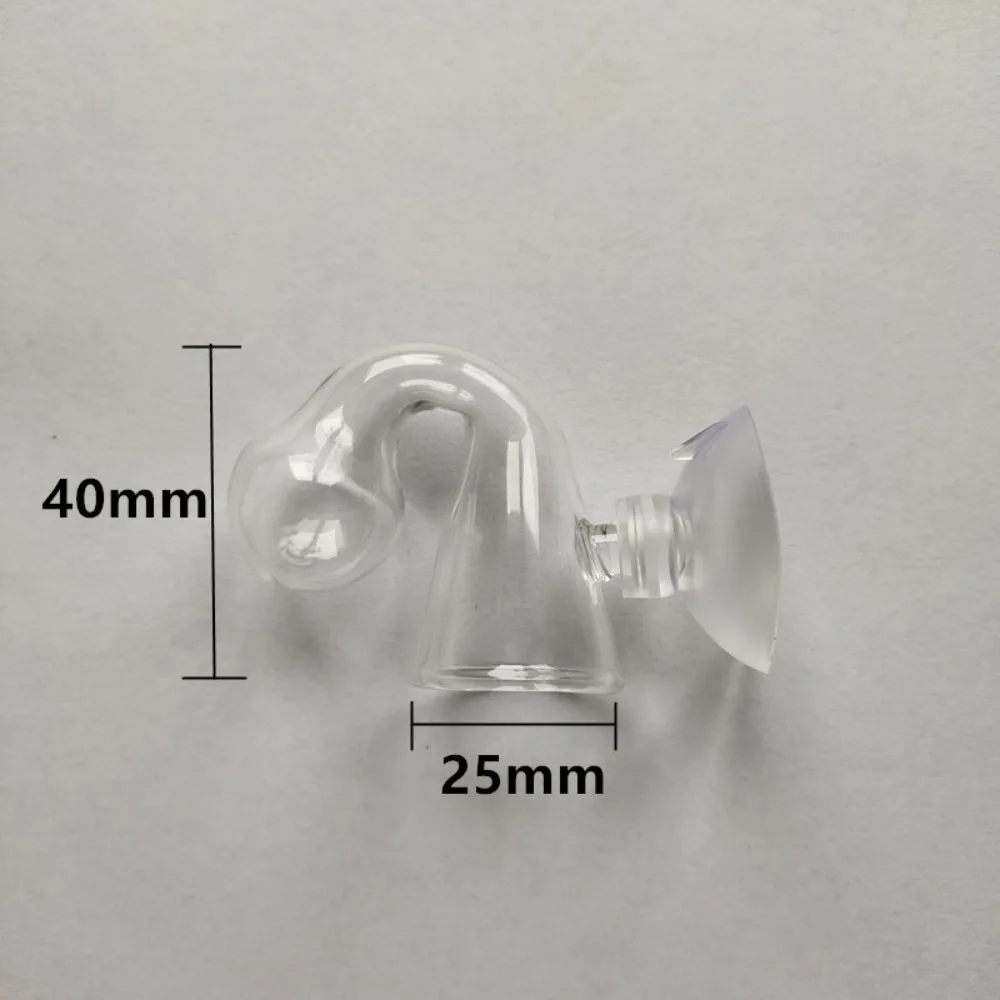 Diffuse Glass CO2 Drop Checker Aquarium Hang On CO2 Monitor Sensor Detector Indicator For Fish Tank Aquatic Planted Tank Test PH
