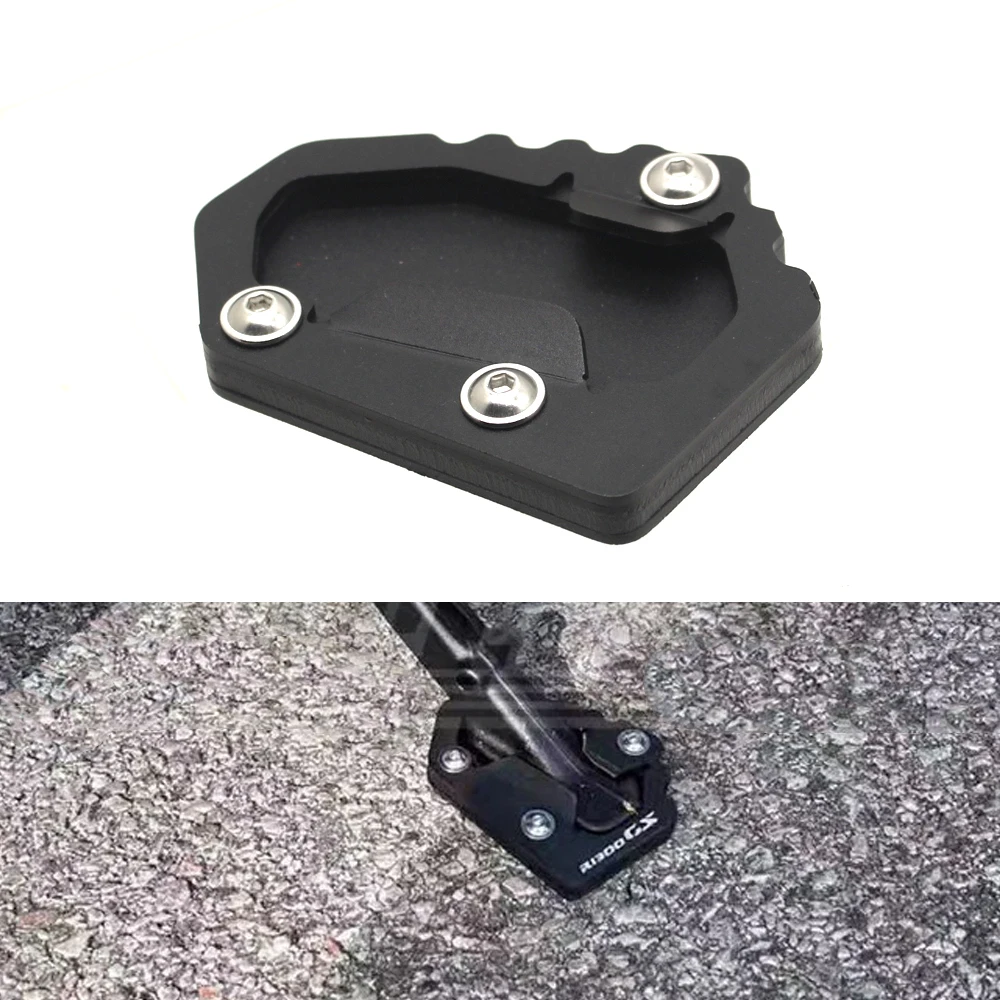 Motorcycle Accessories Kickstand Side Stand Extension Enlarger Plate Pad Fit For R1300GS ADV R1300GS Adventure 2023-2026