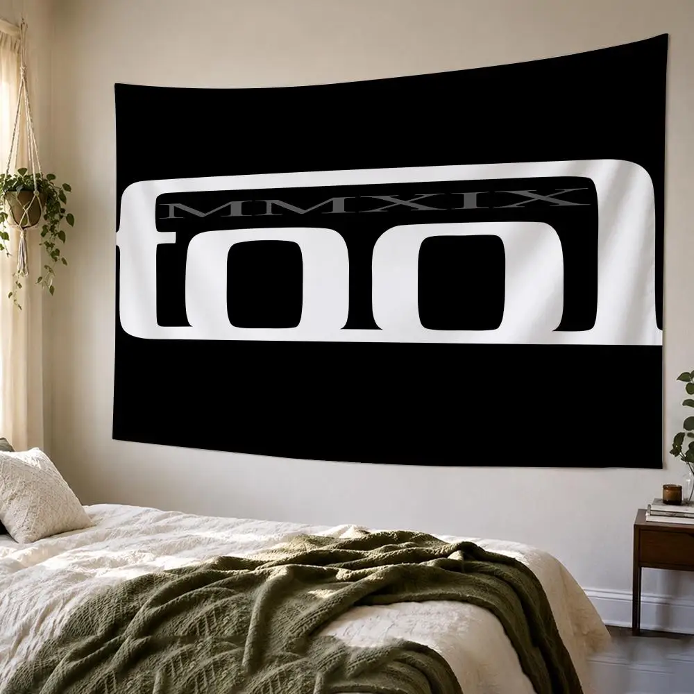 T-TOOLS Heavy Rock Band Tapestry Bedroom Living Room Bar Party House Home Dorm Interior Wall Decor Background Banner