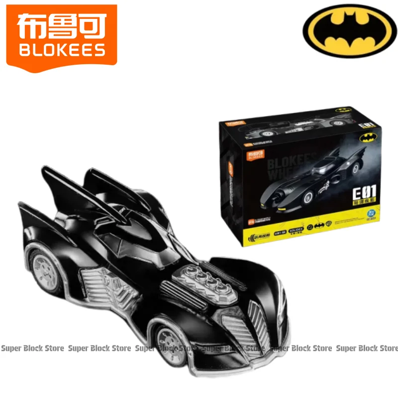BLOKEES Echte Batman bouwsteenauto E01 Gotham Disease Shadow, monteerbaar en beweegbaar speelgoedcollectie ornament cadeau