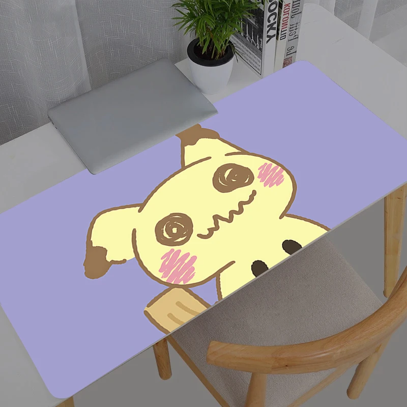 Tapis de souris pour ordinateur, grand tapis de souris pour gamer, tapis de clavier XXL, tapis de bureau pour PC, tapis de souris Pokemon Pikachu Anime