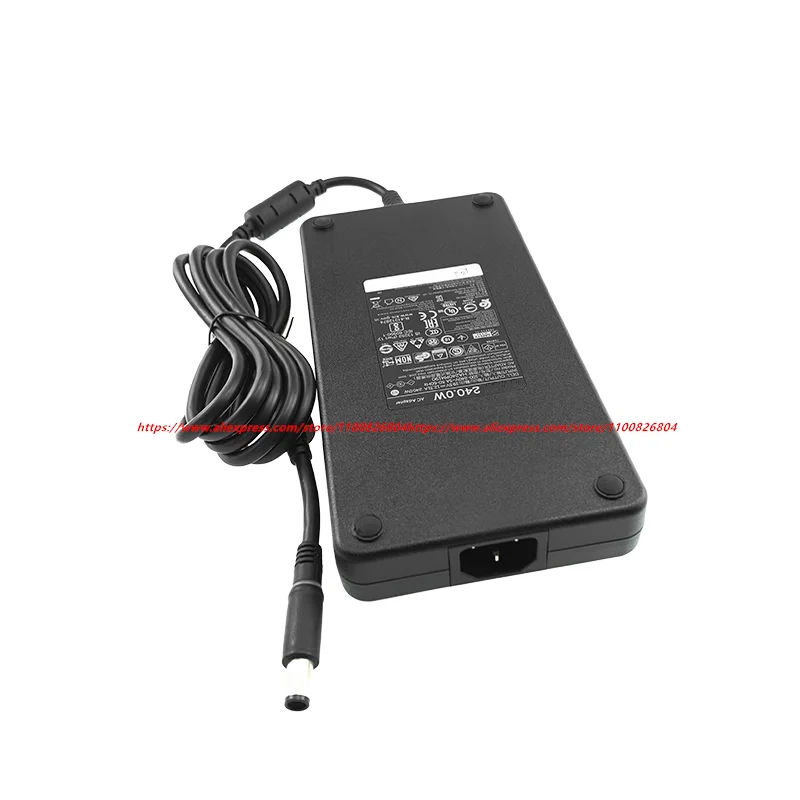 정품 19.5V 12.31A 240W HA240PM190 DA240PM190 AC 어댑터 충전기 델 프리시전 7000 7750 에일리언웨어 M15 R5 R6 전원 공급 장치