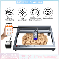 ACMER P2 20W Laser Engraver 450±5nm Blue Light Laser Engraving Machine With Air Assist System DIY Cutting Machine for Business