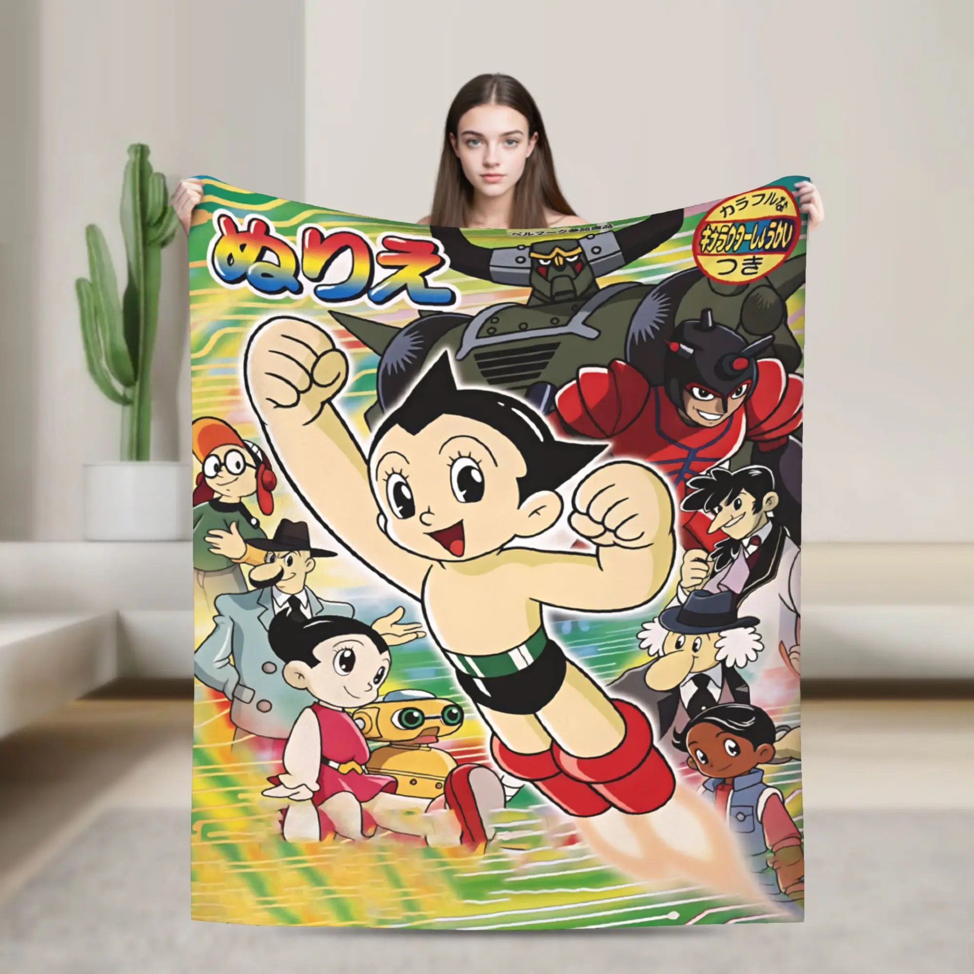 Super Soft Blanket Camping Astro Cartoon Boy Bedding Throws  Flannel Bedspread For Bedroom Graphic Sofa Bed Cover
