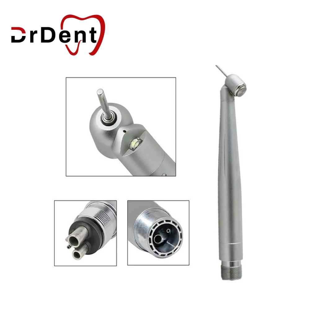 

Dental 45 Degree No LED Surgical 2/4 Hole Handpiece High Speed Turbine Ceramic Bearing