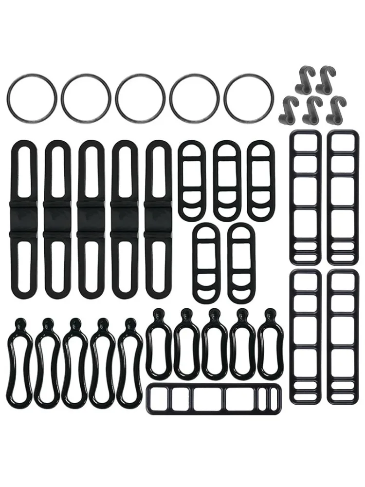 AliExpress 10/35pcs Bike Silicone Mount Bands Bicycle Light Rubber Straps for Headlight Taillight Fixing Universal Bike Accessories