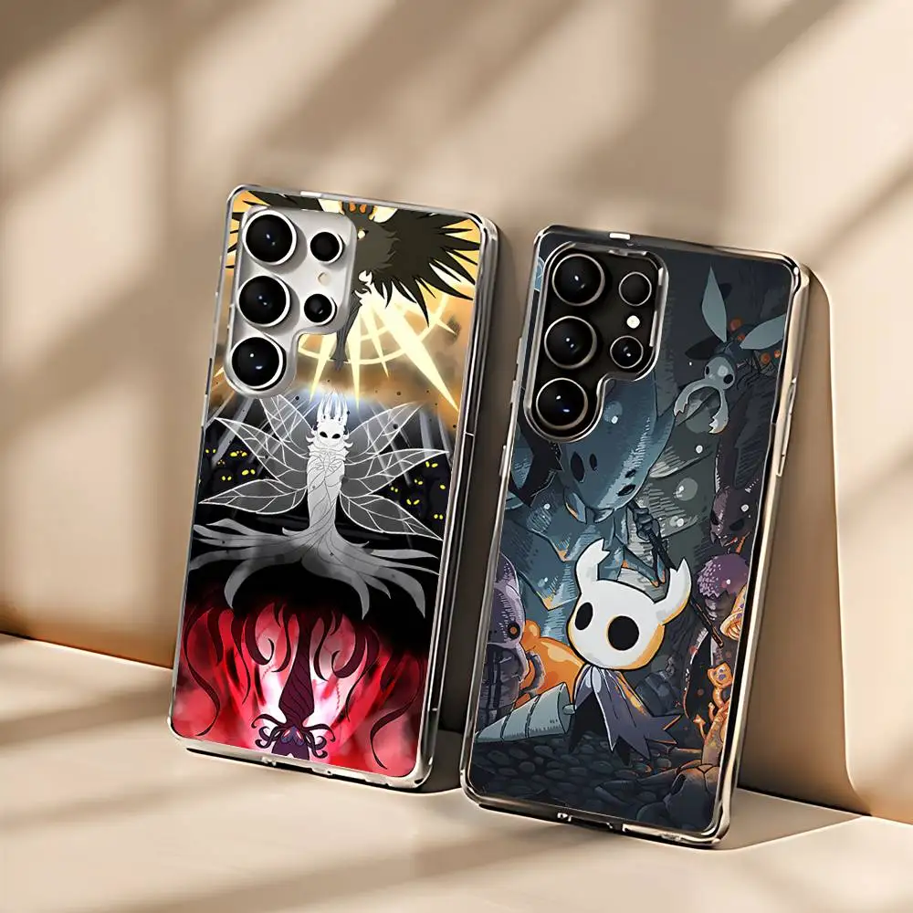 H-Hollow K-Knight Game Phone Case For Samsung Galaxy S21 S22 S23 S24ULTRA S25ULTRA FE Ultra Plus5G A52S S26 Shockproof Cover