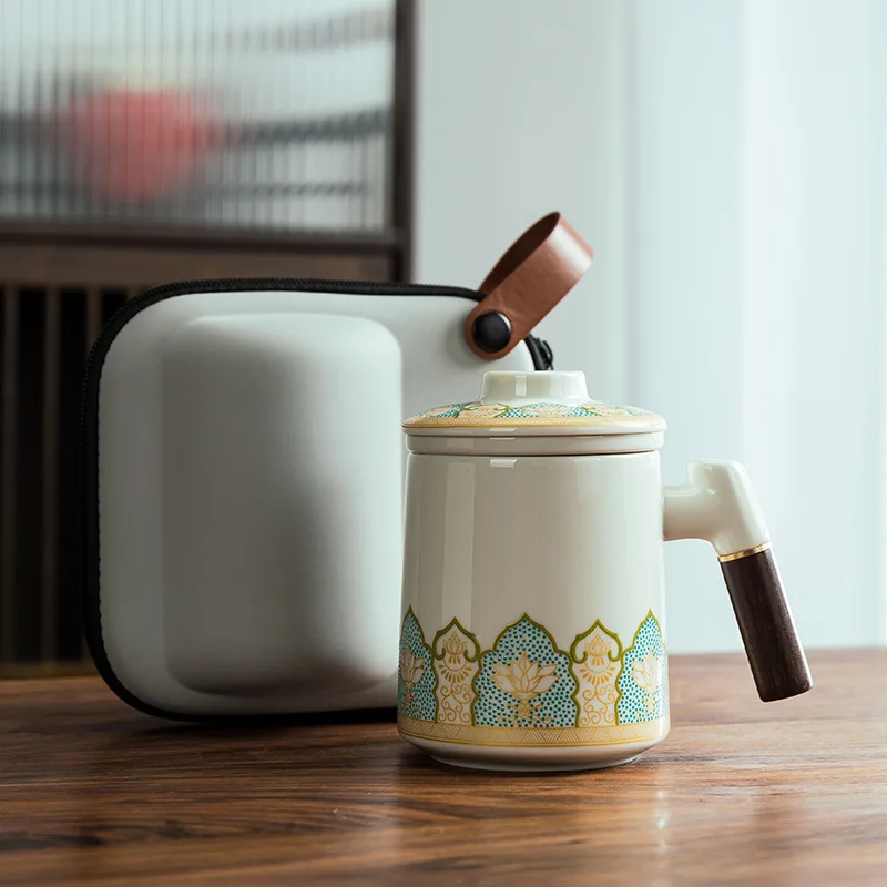 

One Pot Four Cups Портативная уличная чашка для кемпинга и путешествий, быстрая чайная чашка для кунг-фу, чайный сервиз, банк, бизнес-подарок