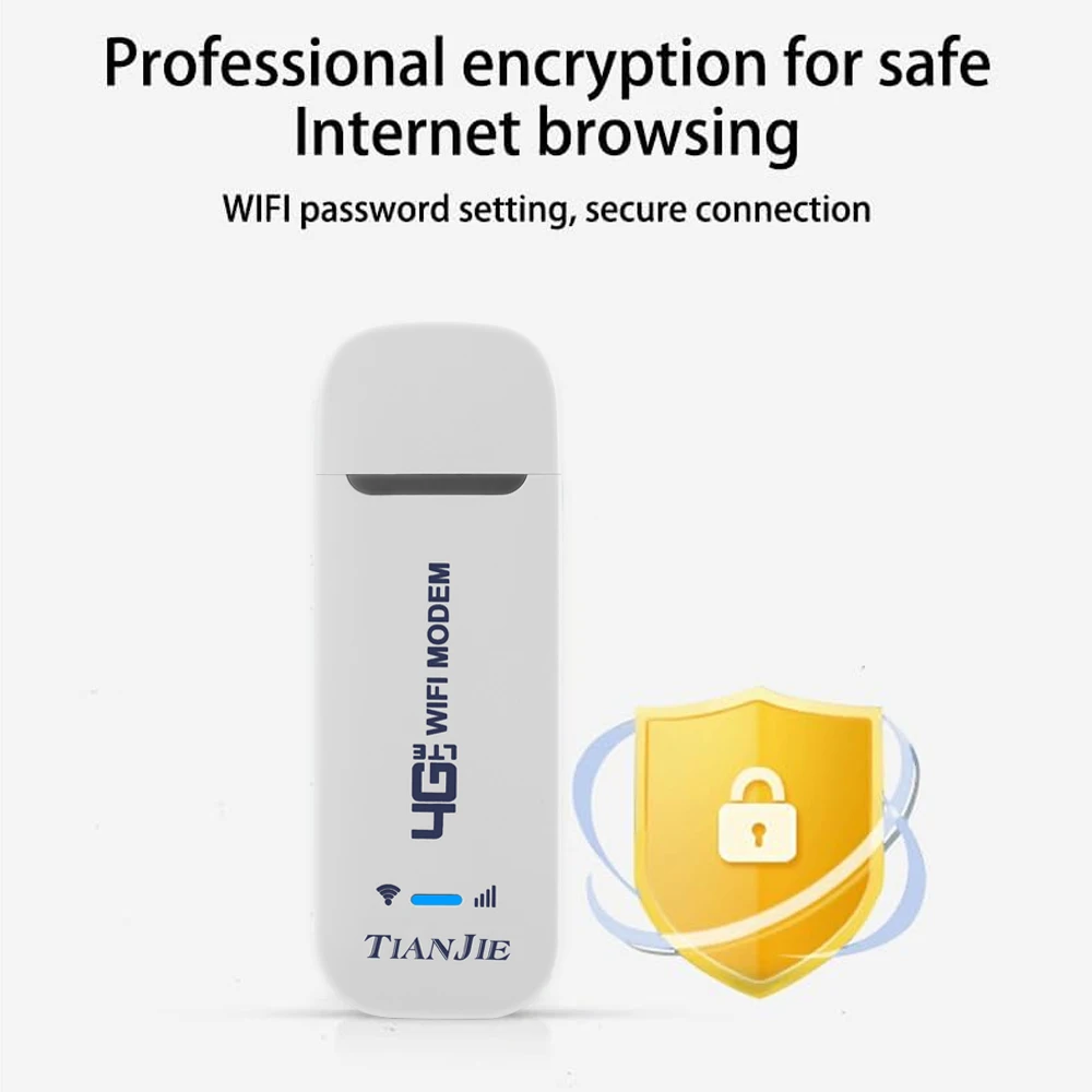 TIANJIE U800 4G LTE USB WiFi Modem 150Mbps Portable Router