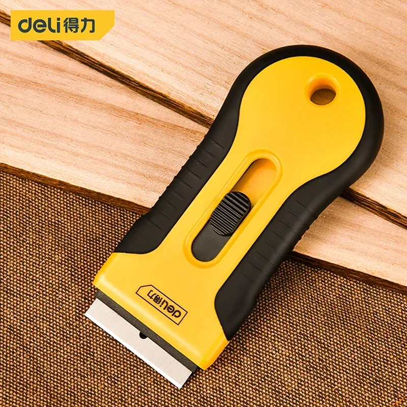 1 Pcs Glue Removal Spatula with 10 Blades Decontamination Spatula for Lacquered Tiles Multifunction Household Hand Cleaning Tool