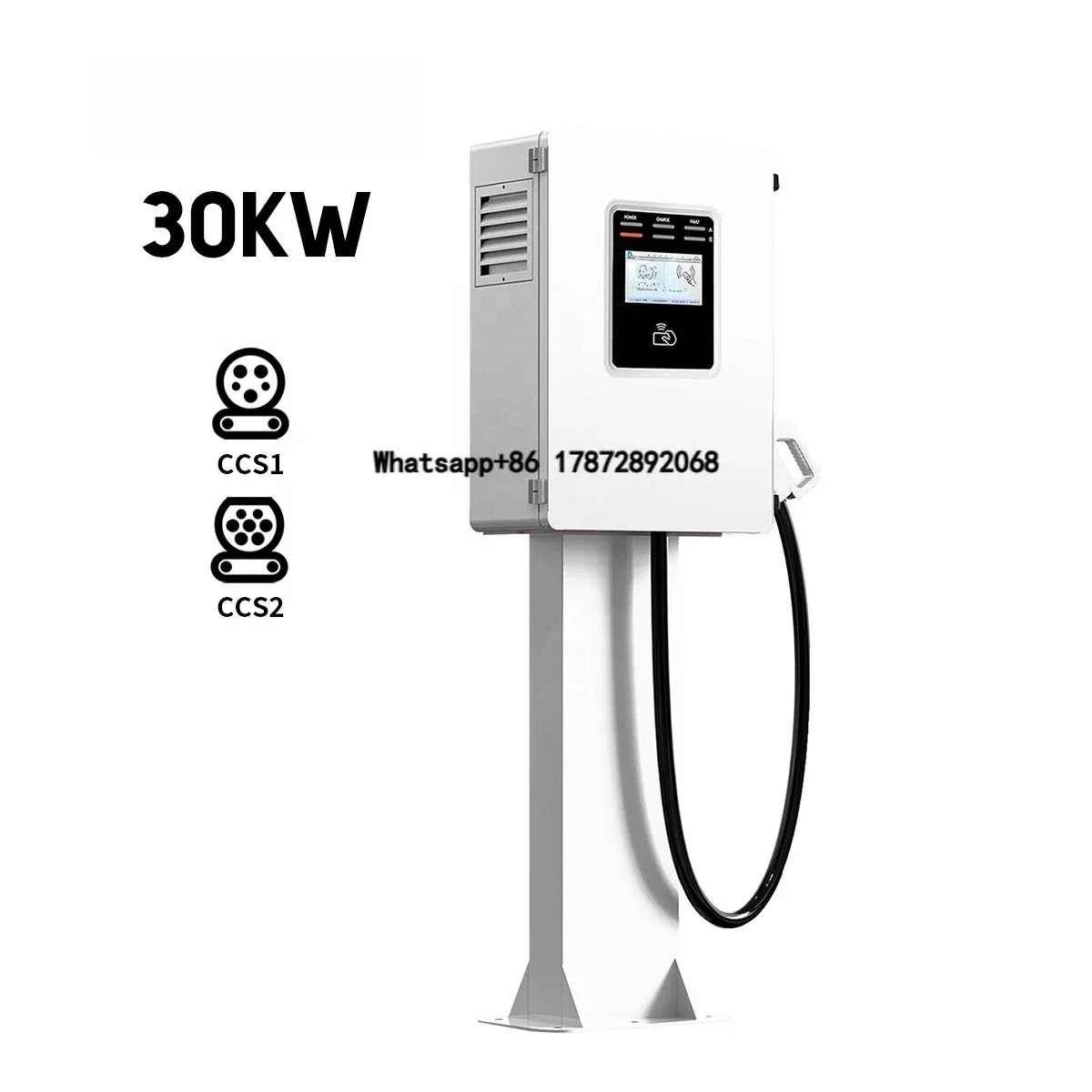 Wholesale Power Station 30KW CCS2 NACS Chademo Outdoor DC Output New Condition EV Charger for Manufacturing Use Home